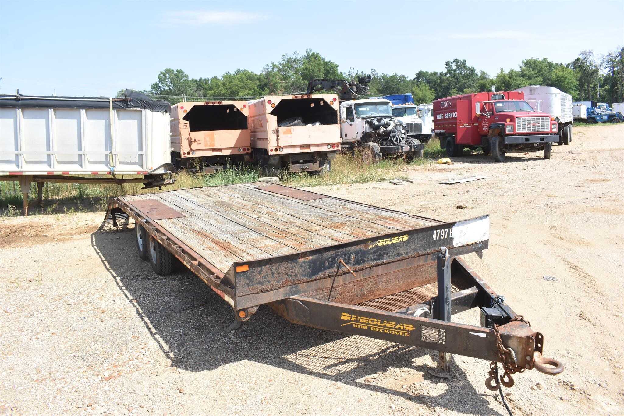 2007 PEQUEA 6 TPN PINTLE TRAILER Flatbed Trailer Trailer For Sale in