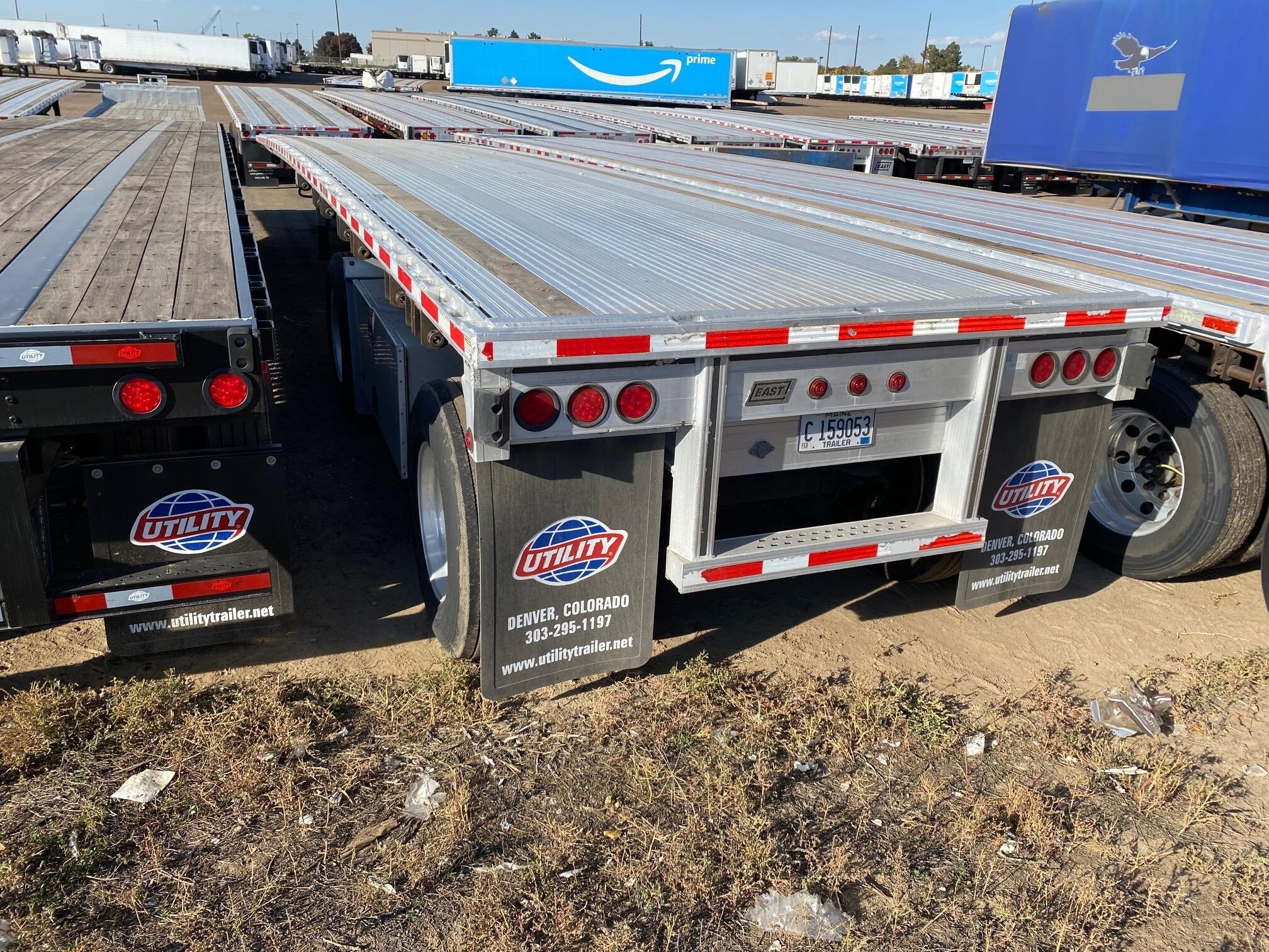 2017 EAST ALL ALUMINUM 48' X 102" FLATBED, SPREAD AIR RIDE, TRAILER