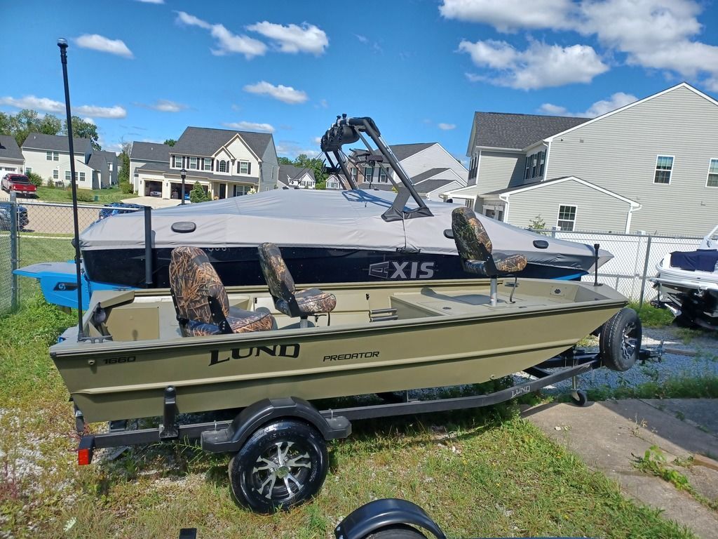 2022 Lund 1660 Predator Tiller Fishing Boat Power Boat For Sale