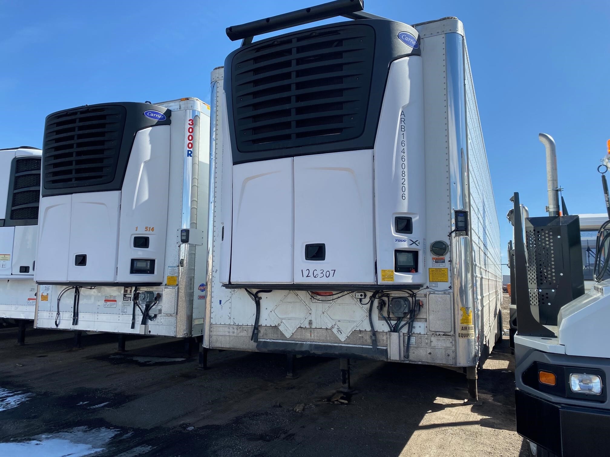2016 UTILITY 3000R 53' AIR RIDE REEFER, CARRIER 7300 UNIT W 11, TRAILER Reefer/Refrigerated Van