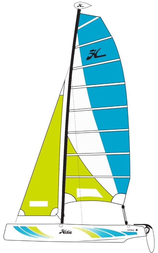 2023 Hobie Cat Getaway Sailboat With Wings DaysailorWeekender Sa...
