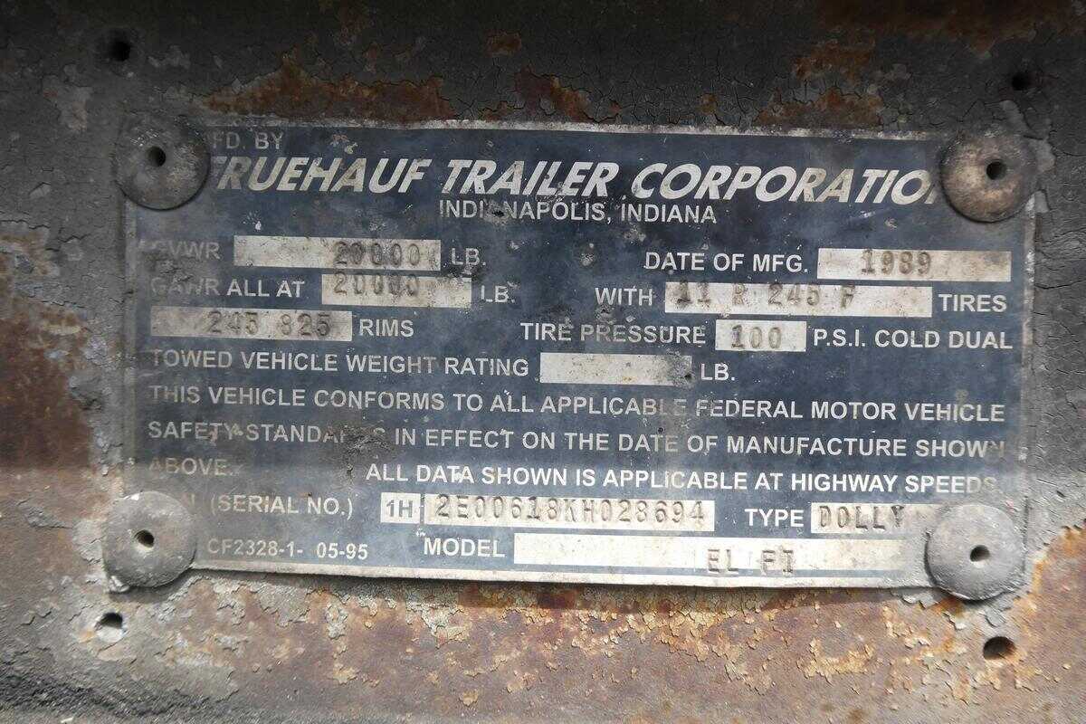 1989 Fruehauf elfi
