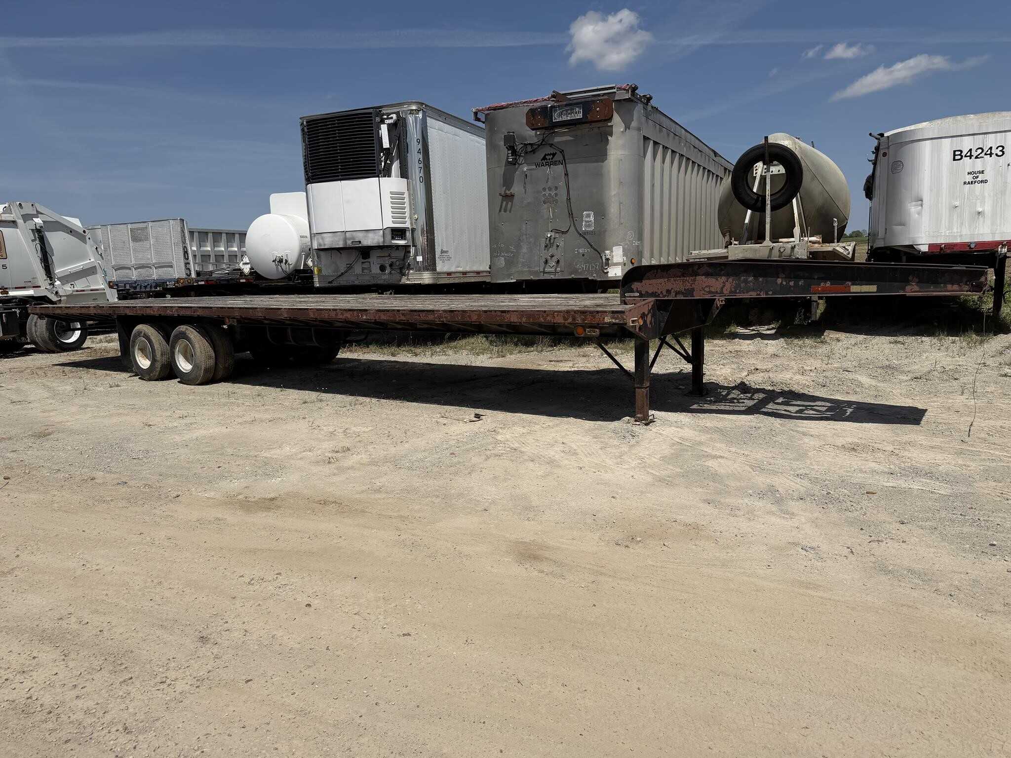 2000 Shop Built 45 ft flat bed