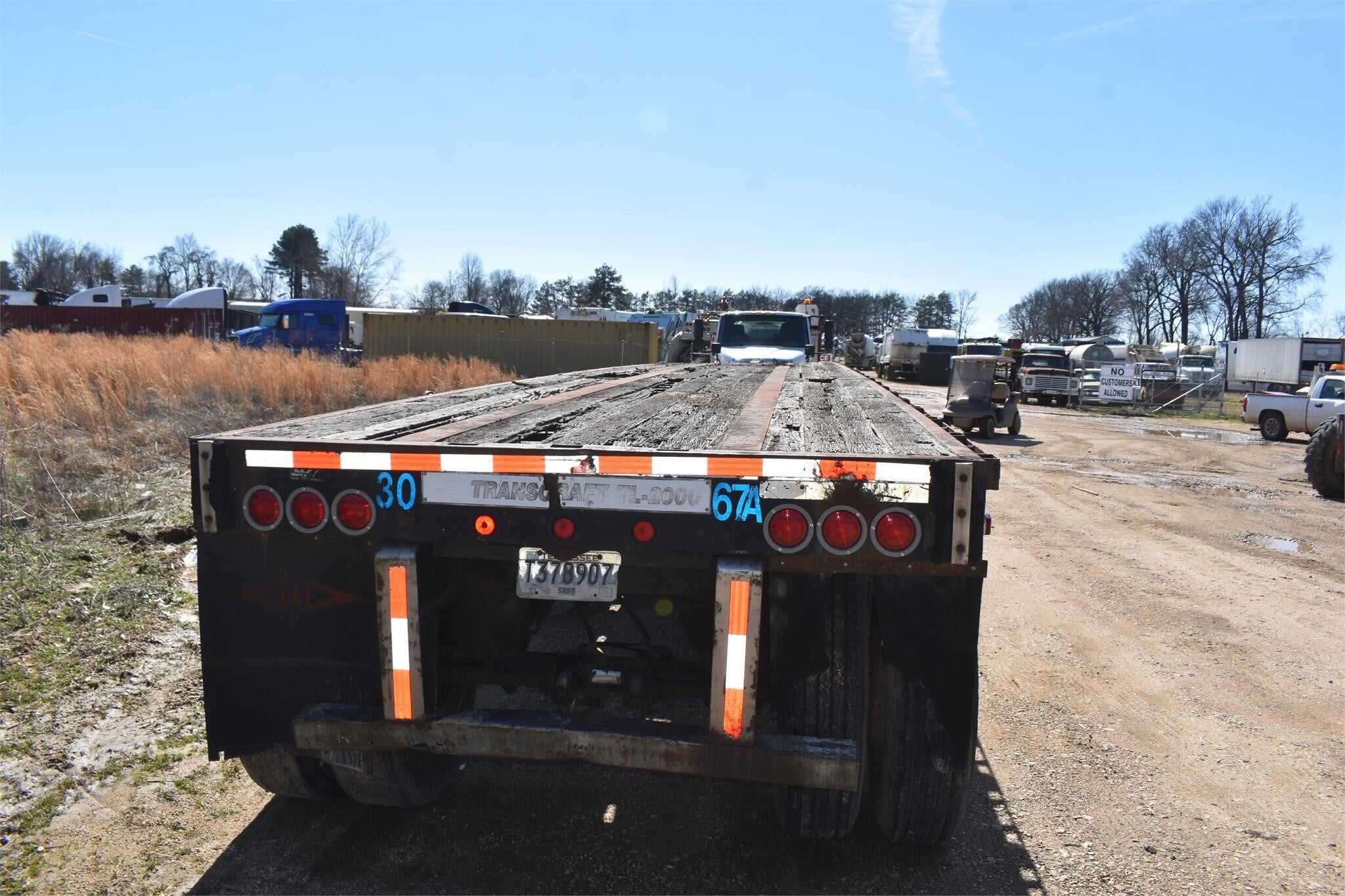 1996 Transcraft 48 ft flat bed