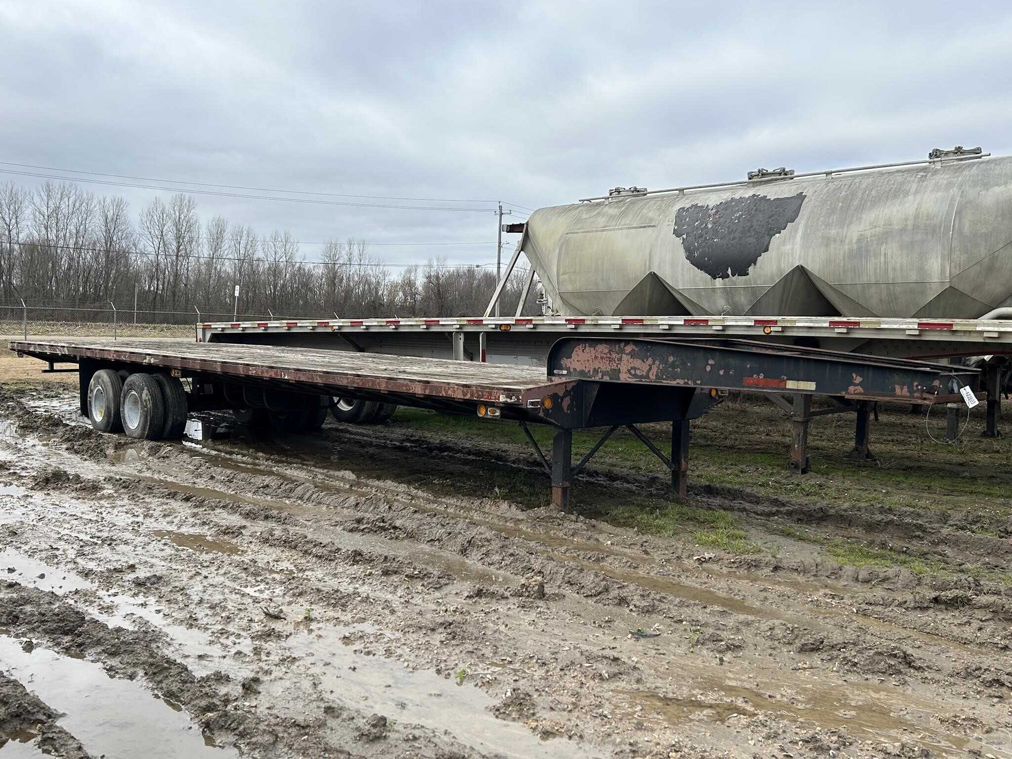 2000 Shop Built 45 ft flat bed