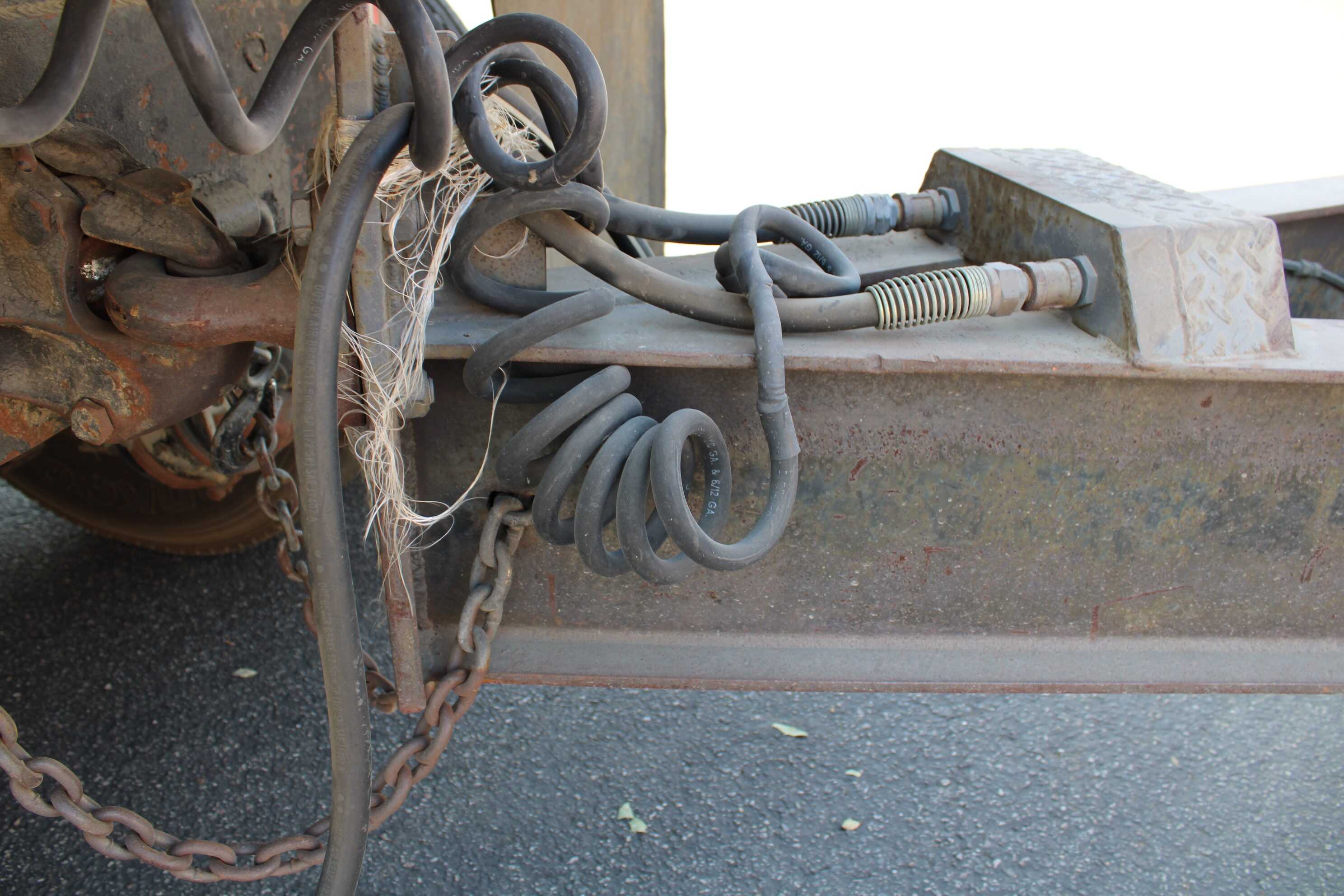 1997 Walton 13 ft. heavy haul forklift equipment trailer