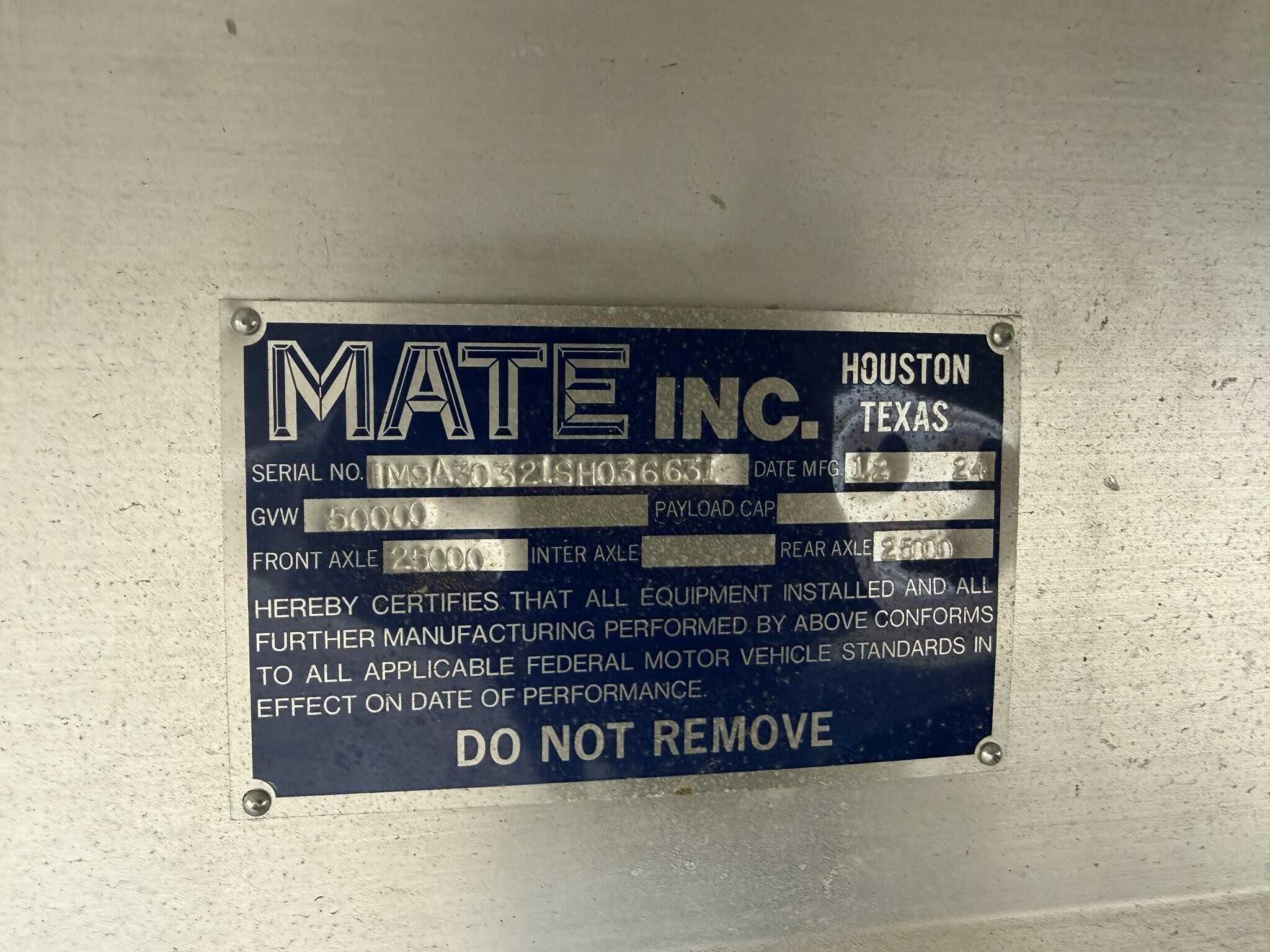 2025 Mate trailer
