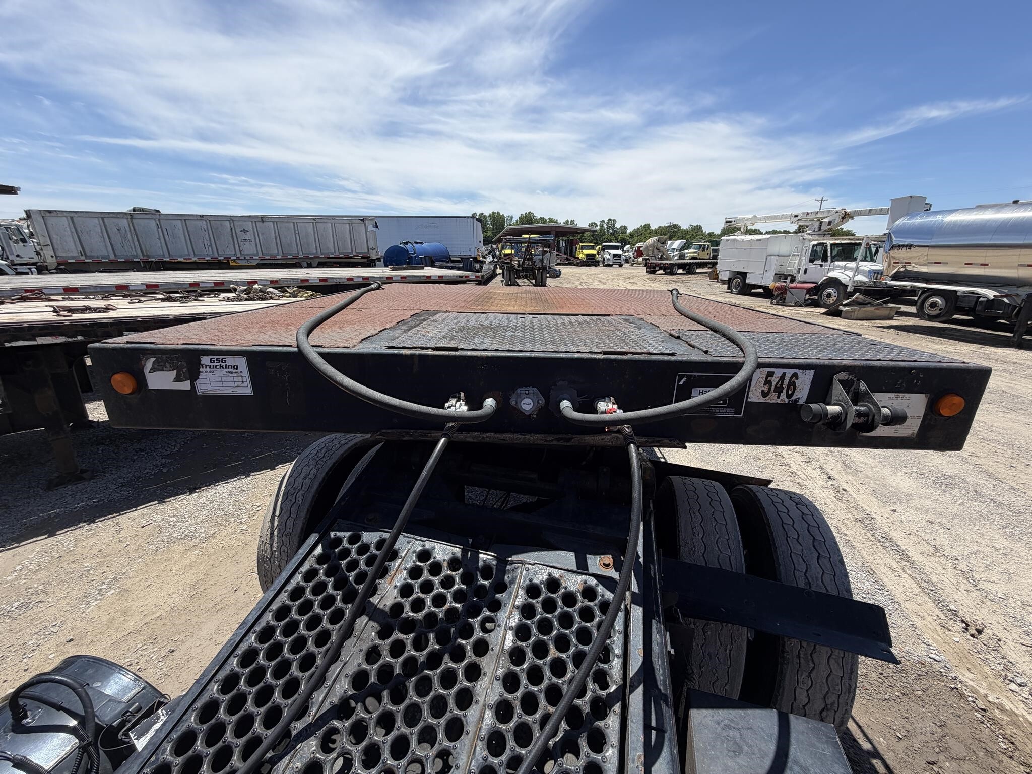 2001 Trail-Eze 39 ft equipment hauler