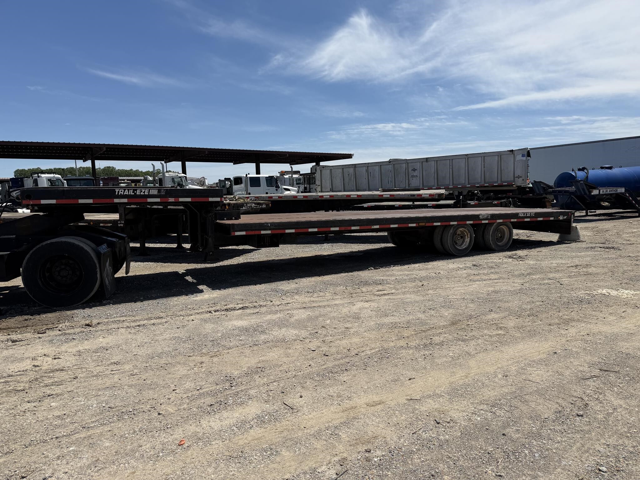2001 Trail-Eze 39 ft equipment hauler