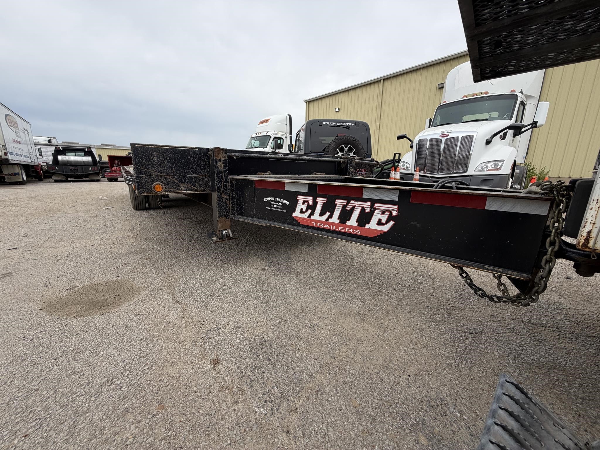 2021 Elite 10 ton equipment trailer