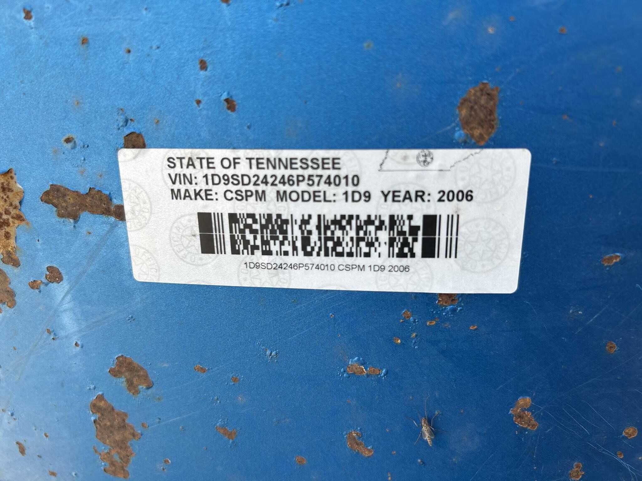 2006 Palmer 24 ft wrecked dump