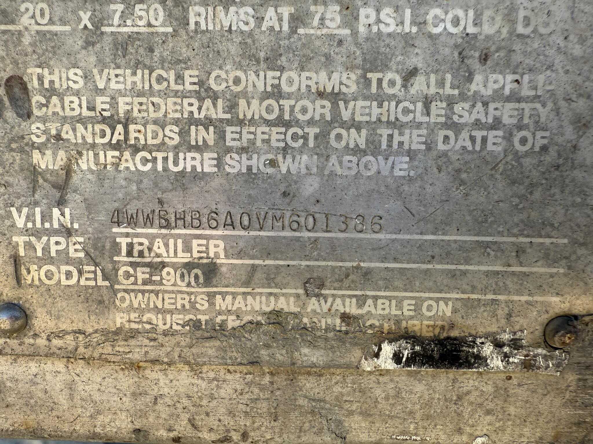 1997 Wilson 48 ft flat bed