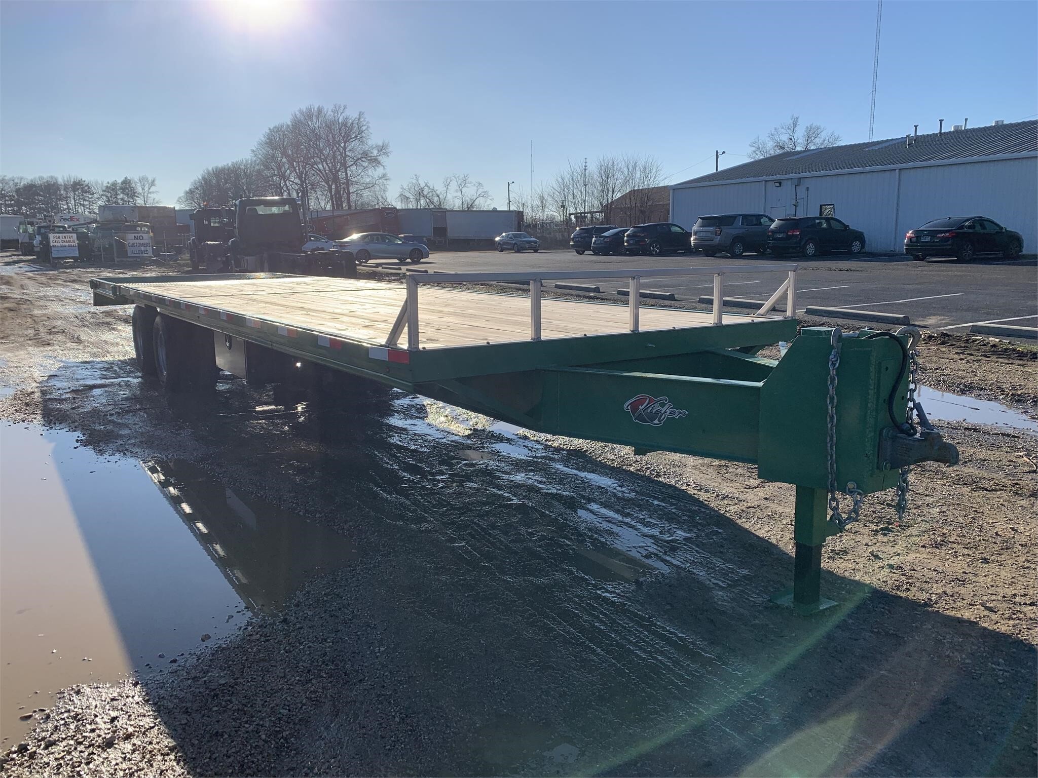 2024 Kiefer Built 34 ft equipment trailer