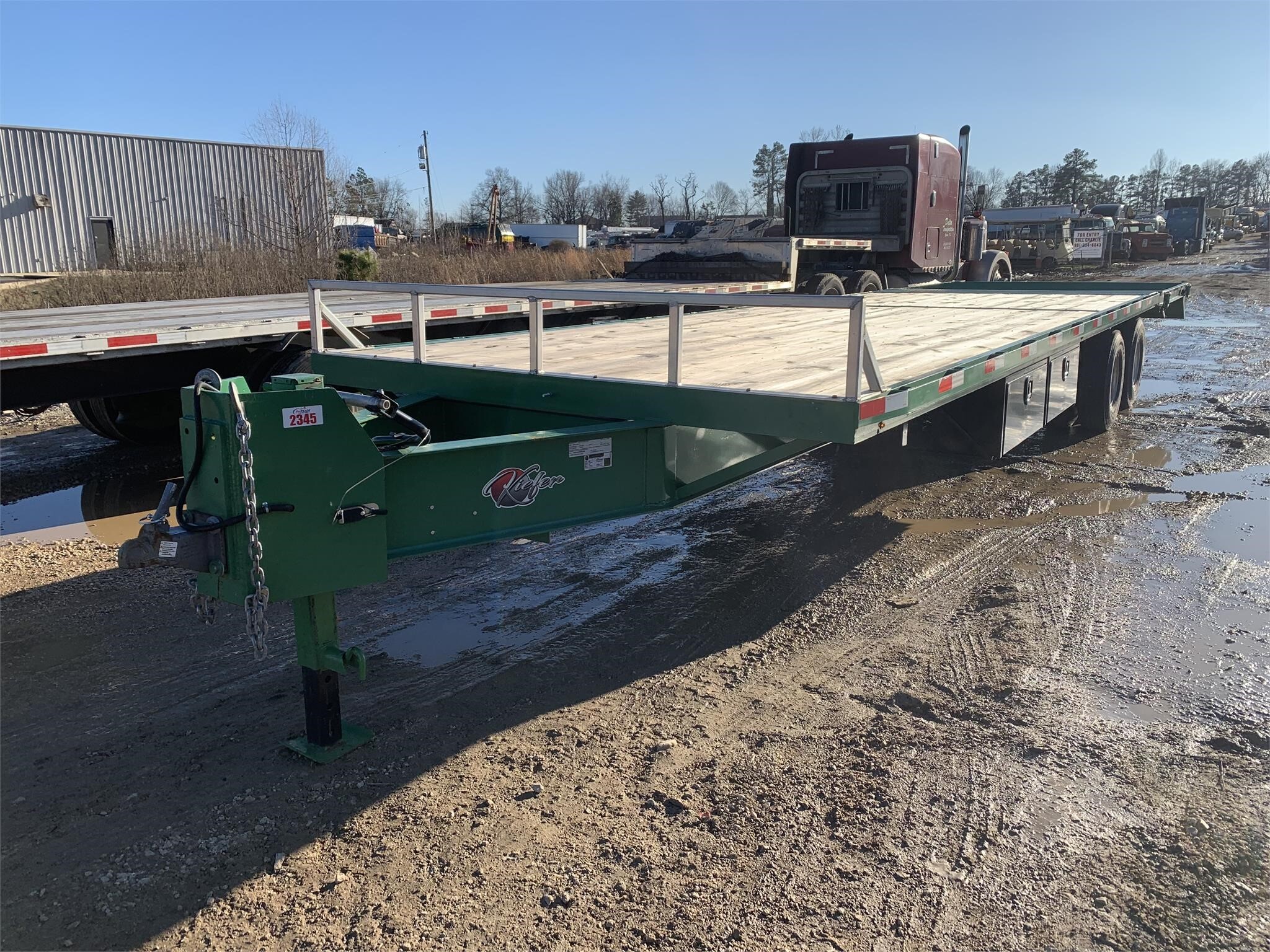 2024 Kiefer Built 34 ft equipment trailer