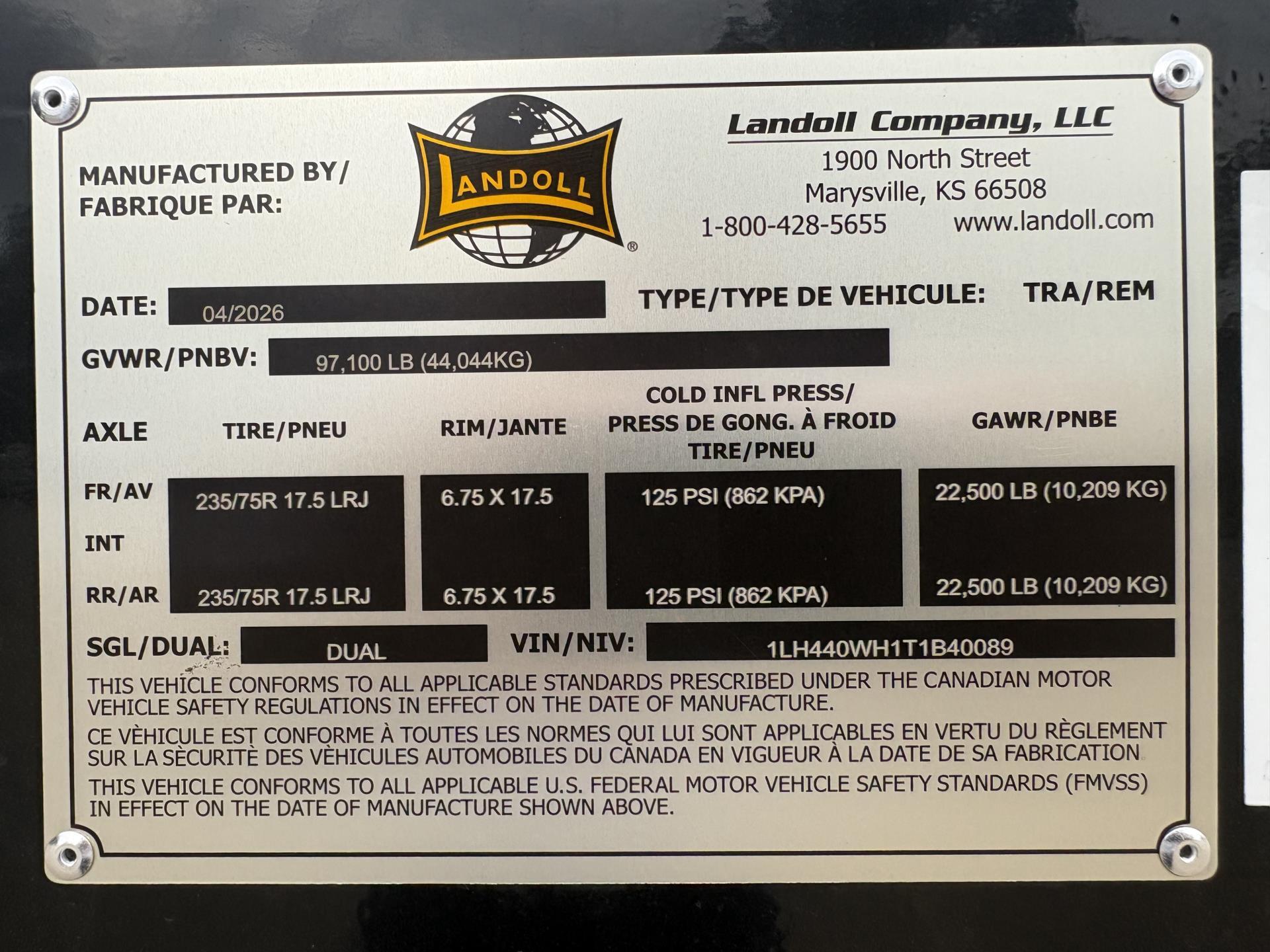 2026 Landoll flatbed