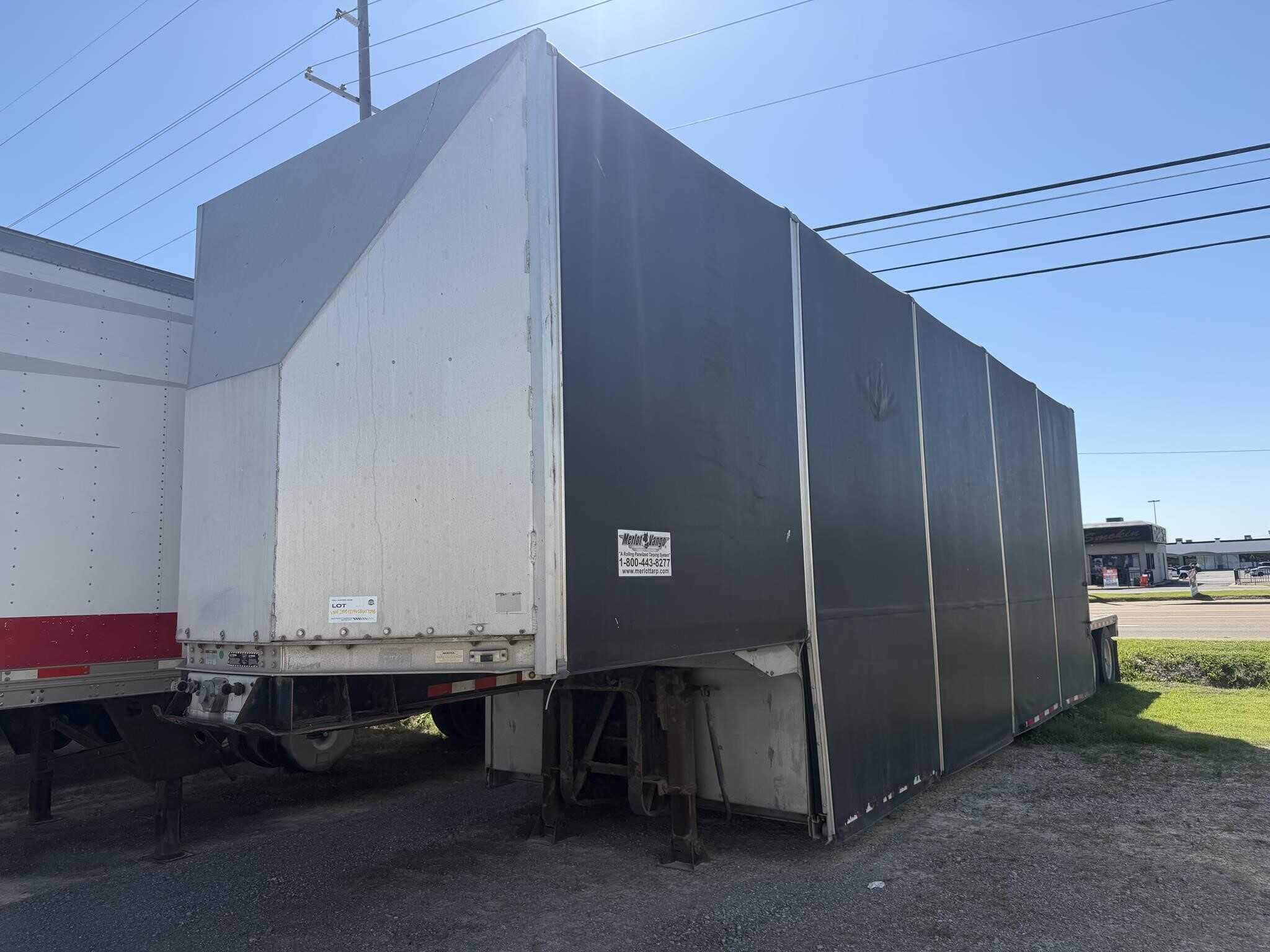 2008 Manac 45 ft glass rack