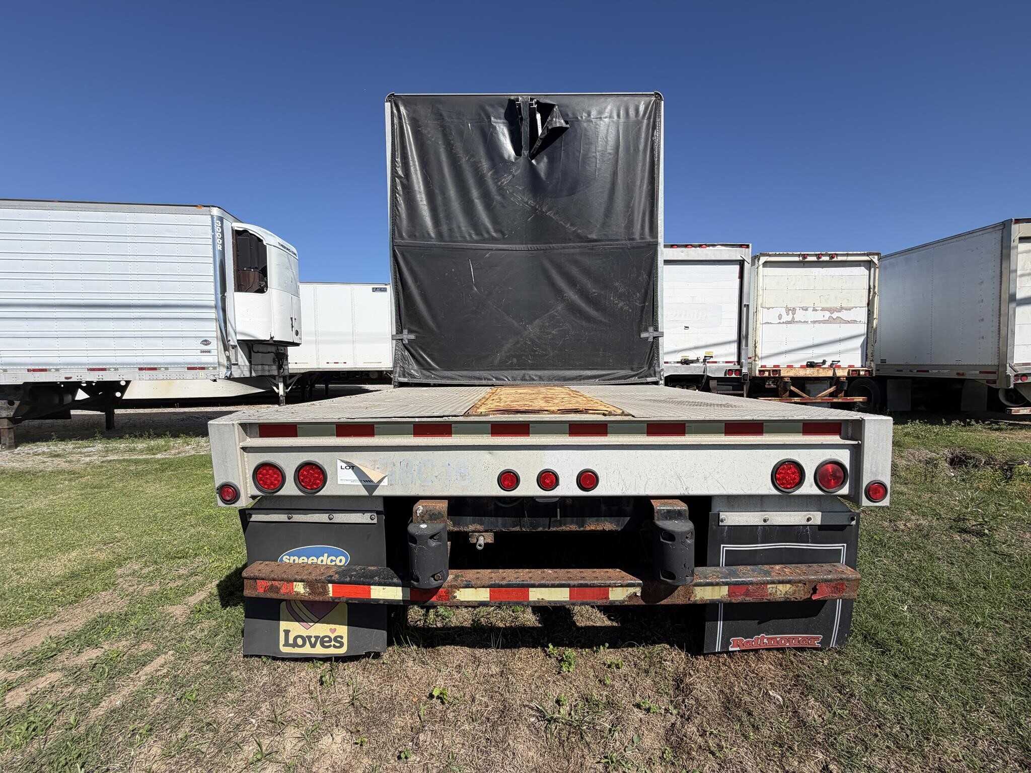 2008 Manac 45 ft glass rack
